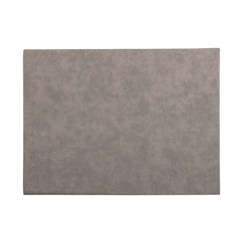 Cowboy-Style Khaki Faux Leather Placemats (Set of 4)
