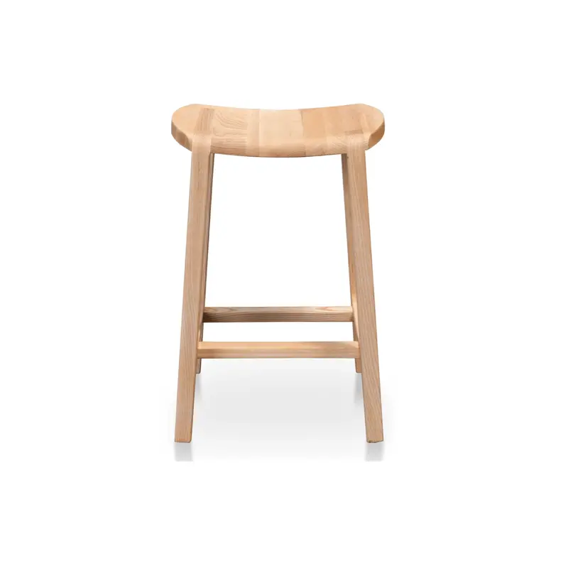Cremorne Natural Ash Bench Barstool
