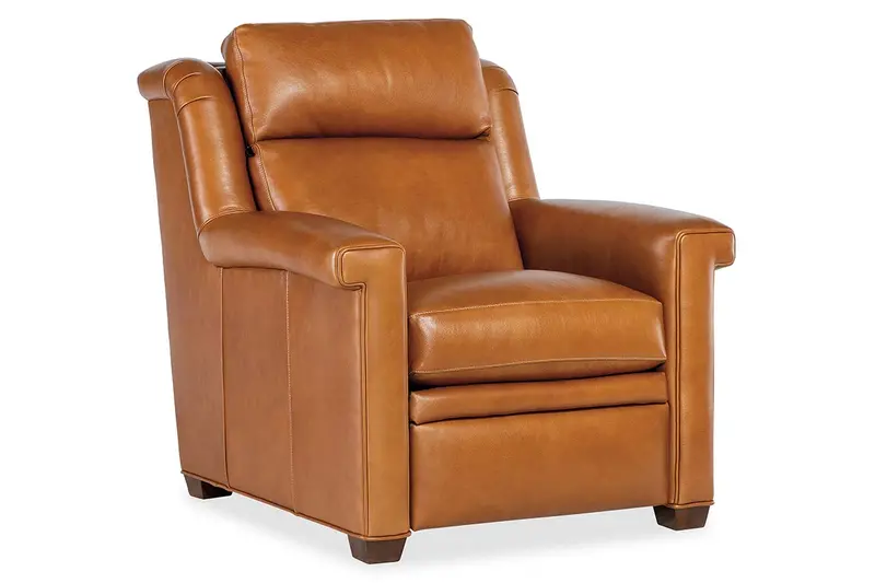Dale Wall-Hugger Power Recliner – Pillow Back Leather Living Room Chair