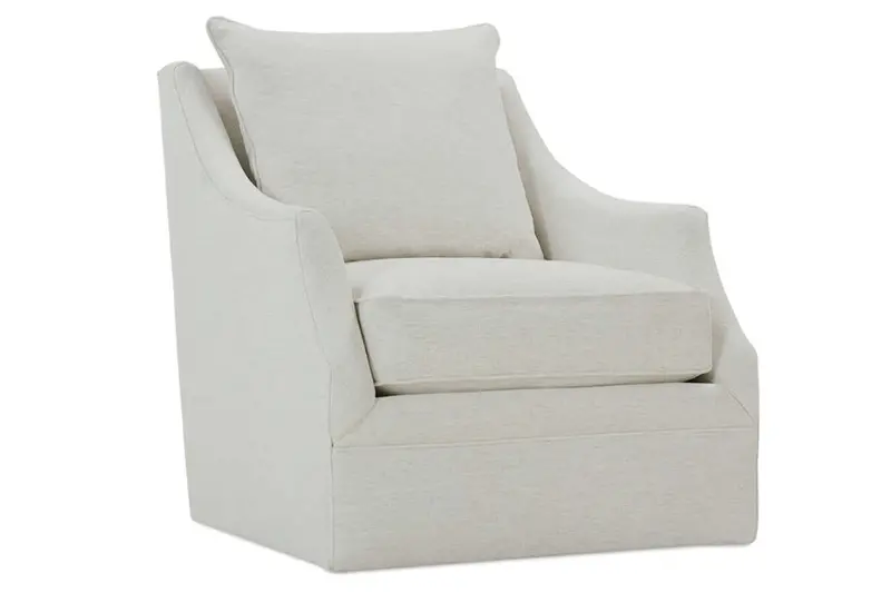 Darcy Quick-Ship 360° Rotating Fabric Accent Chair
