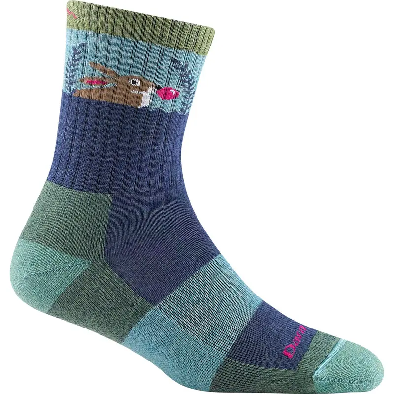 Darn Tough Bubble Bunny Micro Crew Socks for Women – Lightweight Cushion, Seamless Comfort