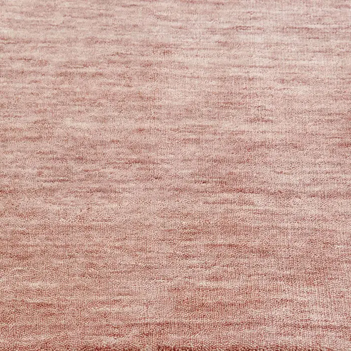 Diva Wool Area Rug in Rosetta Pink