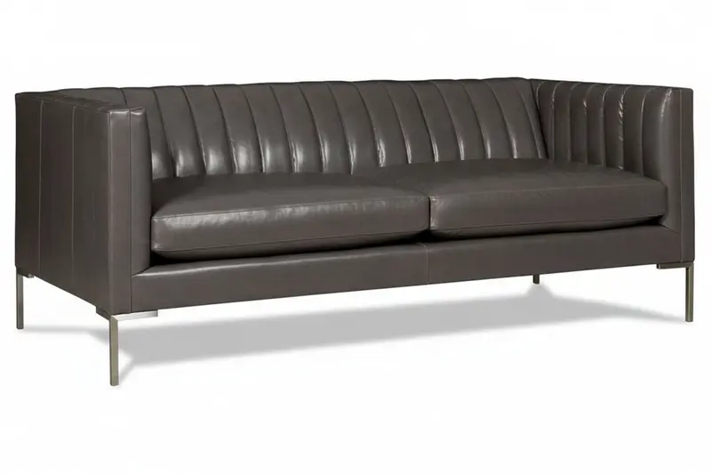 Dolan 76.5-Inch Contemporary Channel-Tufted Apartment Sofa