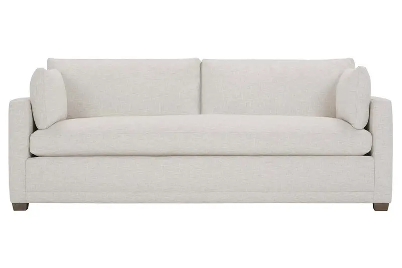 Donna I 88-Inch Extra-Deep Bench-Seat Fabric Sofa – Track Arms