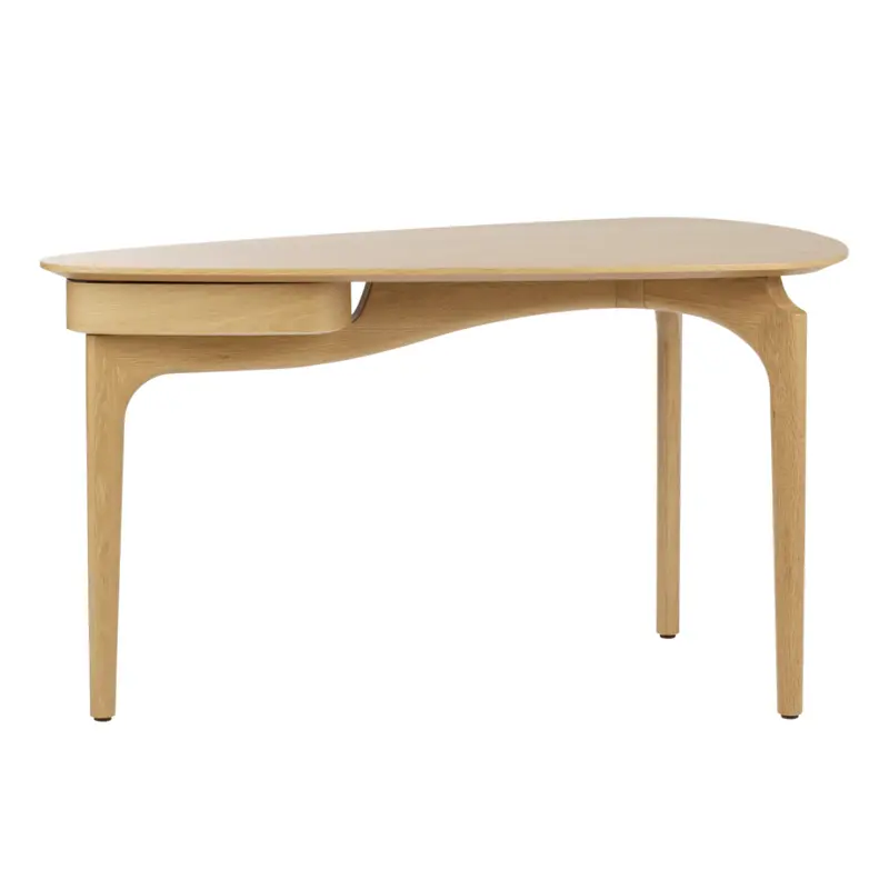Duende Executive Desk in Natural Oak Finish