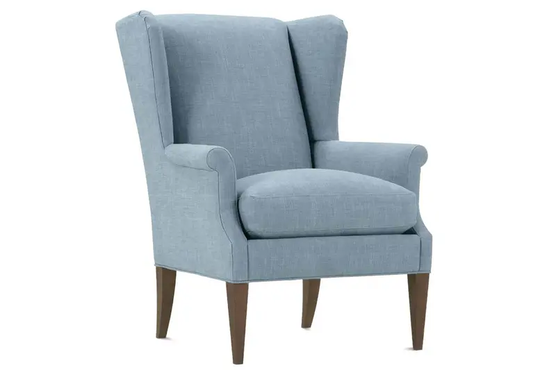 Ella Tight-Wing Fabric Accent Chair