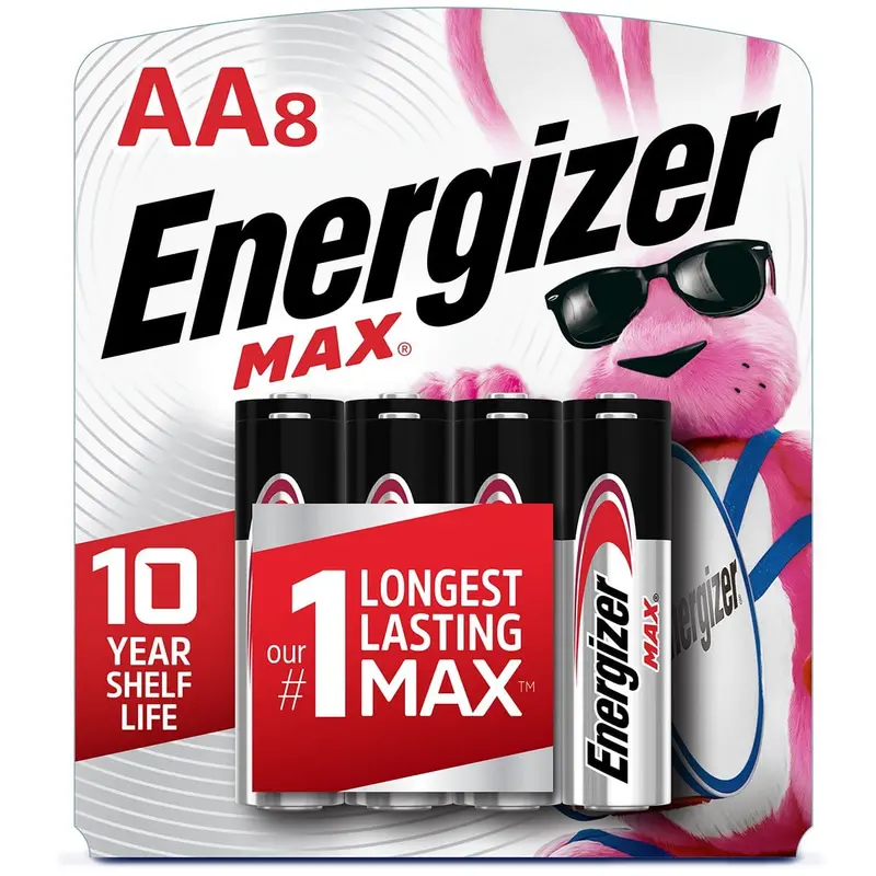 Energizer Max AA Alkaline Batteries (8-Count)