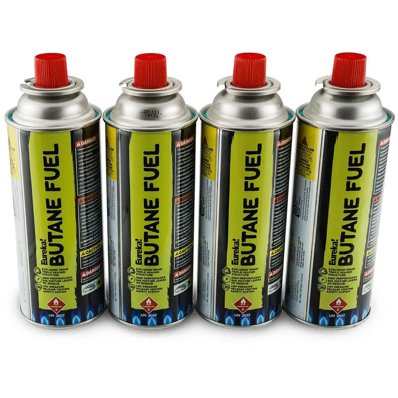 Eureka 8 oz Butane Fuel Canisters (4-Pack)