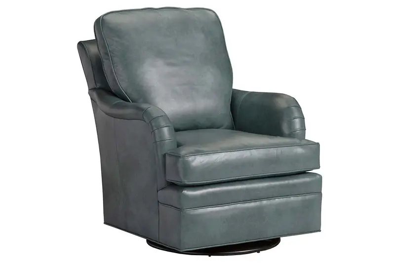 Felicity Swivel and Glider Accent Chair – Premium Leather