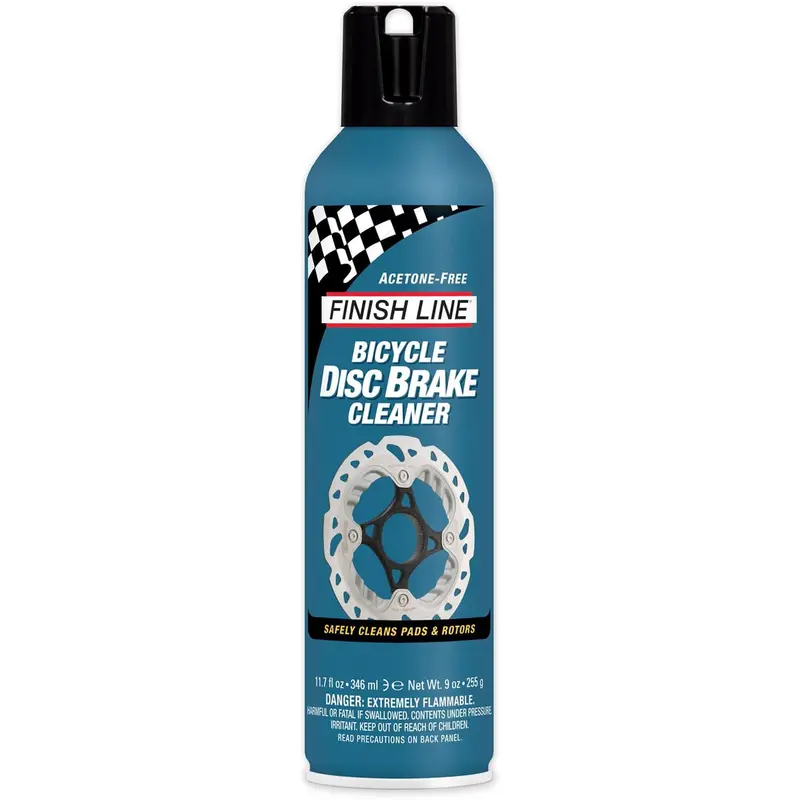 Finish Line Disc Brake Cleaner – 10 oz Non-Corrosive Formula for Bicycles