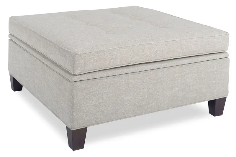 Finley Square Upholstered Ottoman with Built-In Storage – 30 or 40 Inch Options