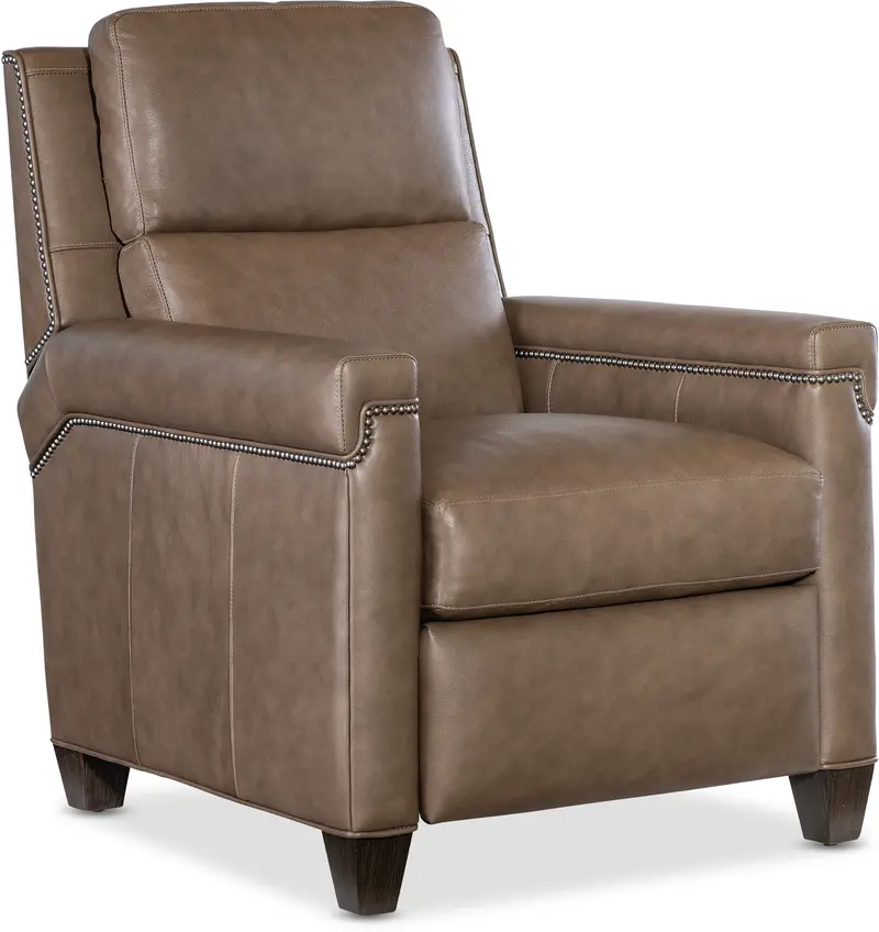 Finnian Bustle-Back Leather Recliner – Stylish Comfort Seating