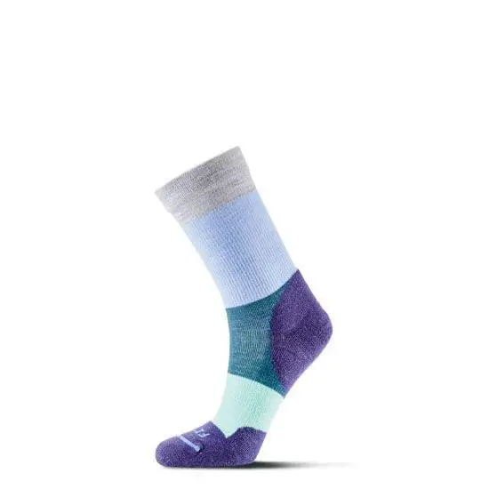 FITS Light Hiker Crew Socks – Stratum Pattern