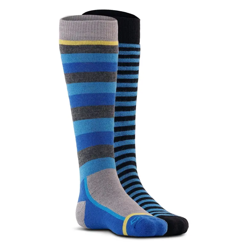 Fox River Kids’ Snow Day Medium-Weight Over-the-Calf Socks (2-Pack)