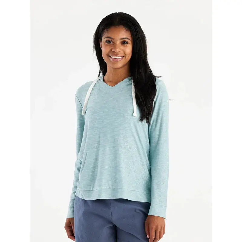 Freefly Women’s Bamboo Slub Hoodie – Lightweight & Breathable