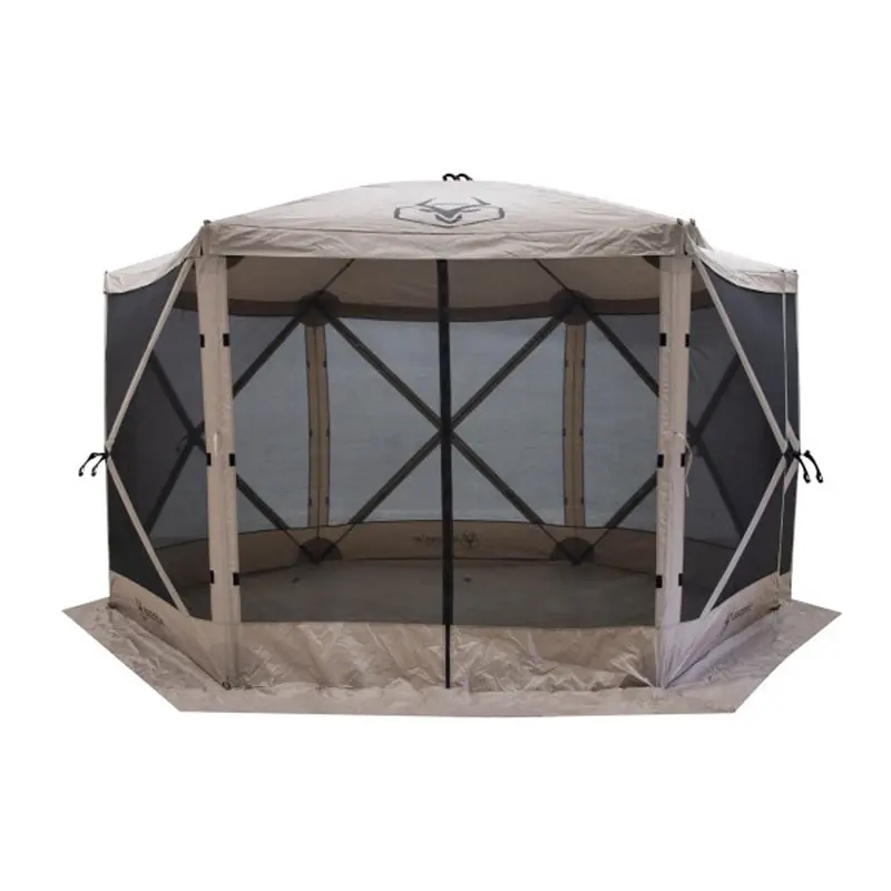 Gazelle G6 Portable Pop-Up Gazebo – 6-Sided Screened Canopy Tent
