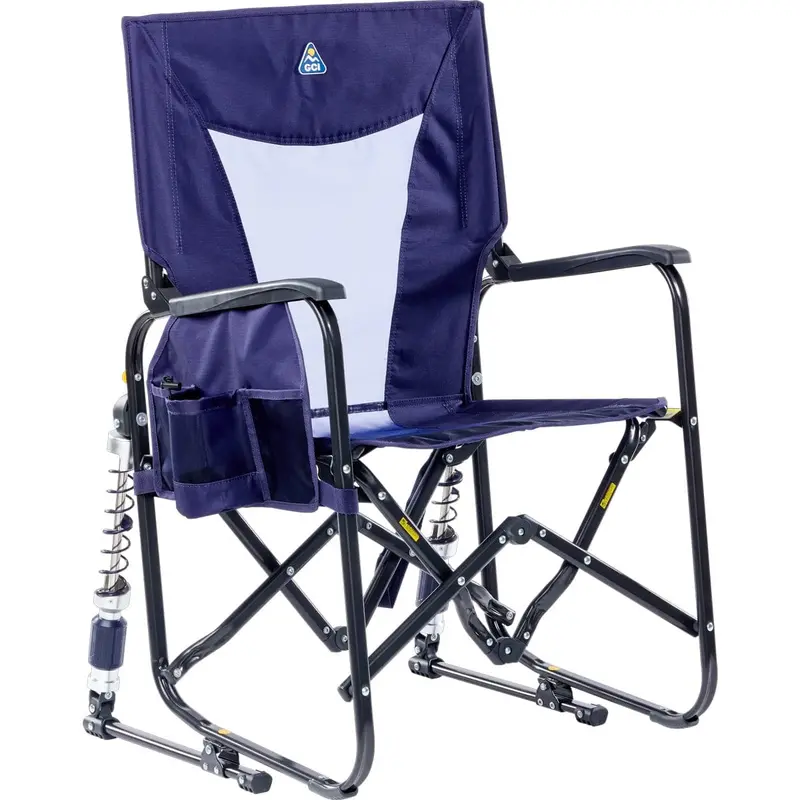 GCI Outdoor Adjustable Rocking Chair with Reclining Backrest
