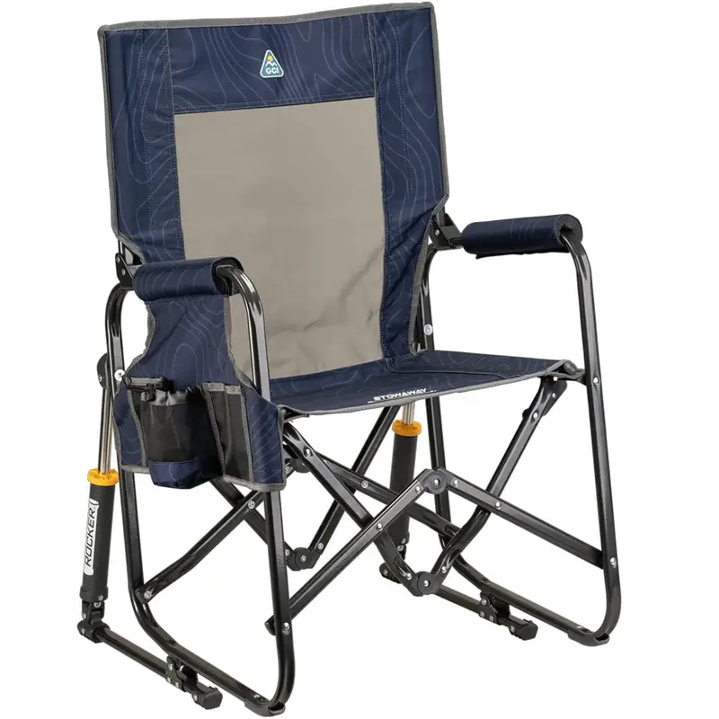 GCI Stowaway Compact Folding Rocker Chair for Easy Transport