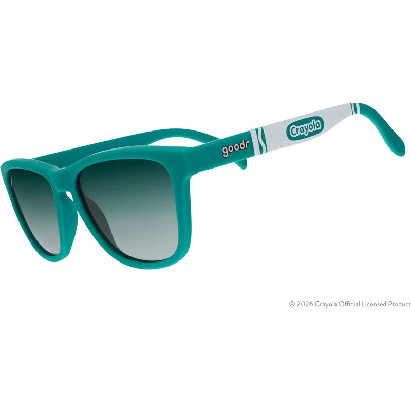 Goodr OG Crayola Sunglasses – Turquoise Surf