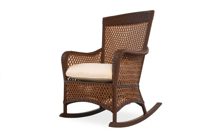 Grand Traverse Porch Rocking Chair with Solid Wood Construction
