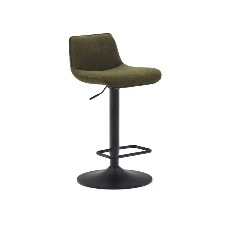 Green Bara Height-Adjustable Barstool