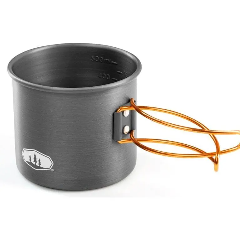 GSI Outdoors Halulite Compact 14 oz Camping Cup – Lightweight Aluminum