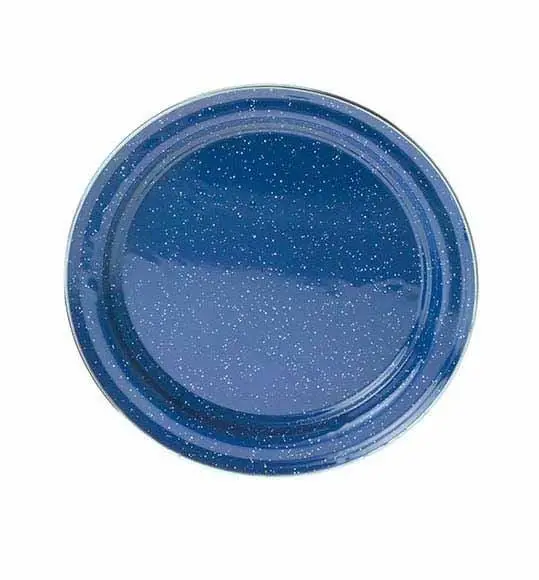 GSI Outdoors Pioneer 10-Inch Blue Enamelware Serving Plate