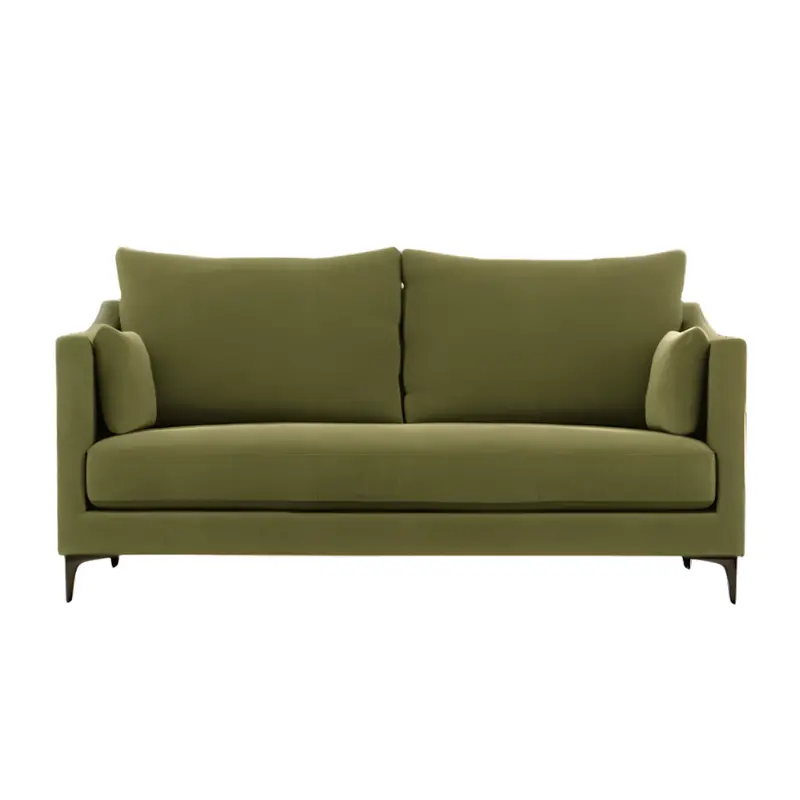 Guest Sofa Bed in Caper Green Fabric