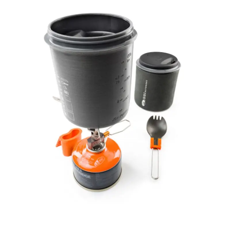 Halulite Minimalist II Solo Cookset – Ultralight One-Person Kit – GSI Outdoors