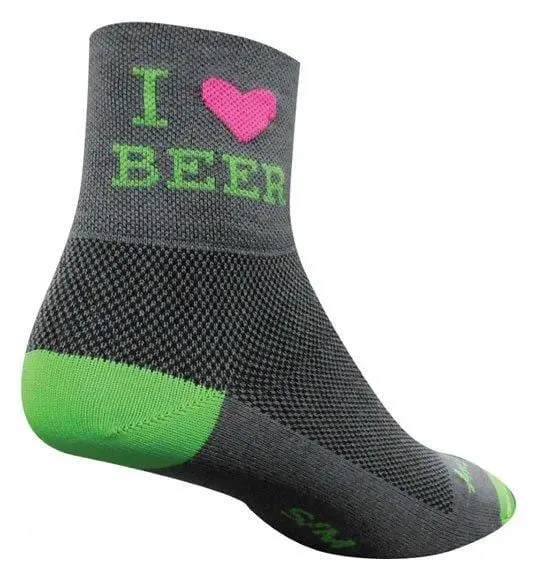 Heart Beer Design 3-Inch Cycling Socks – SockGuy Casual Ride Wear