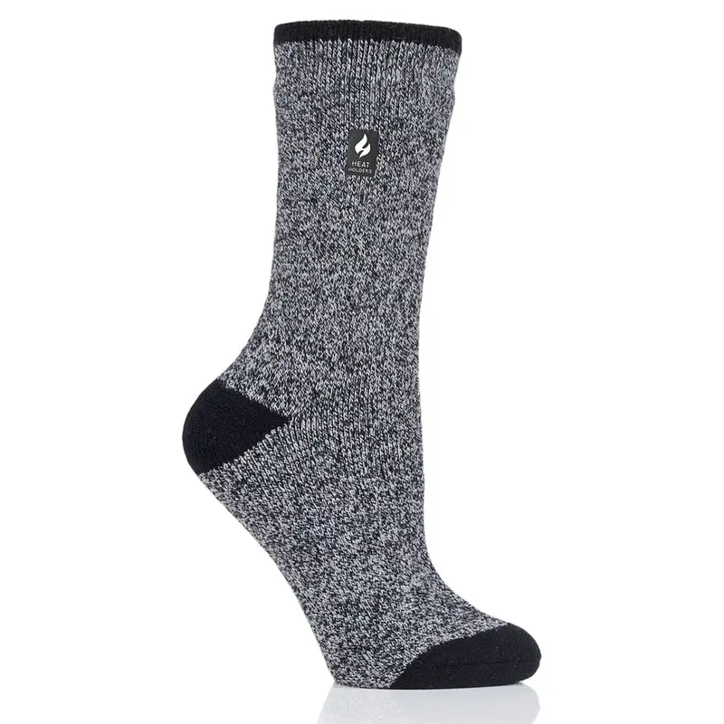 Heat Holders Lite Viola Twist Crew Socks – Lightweight Thermal Footwear