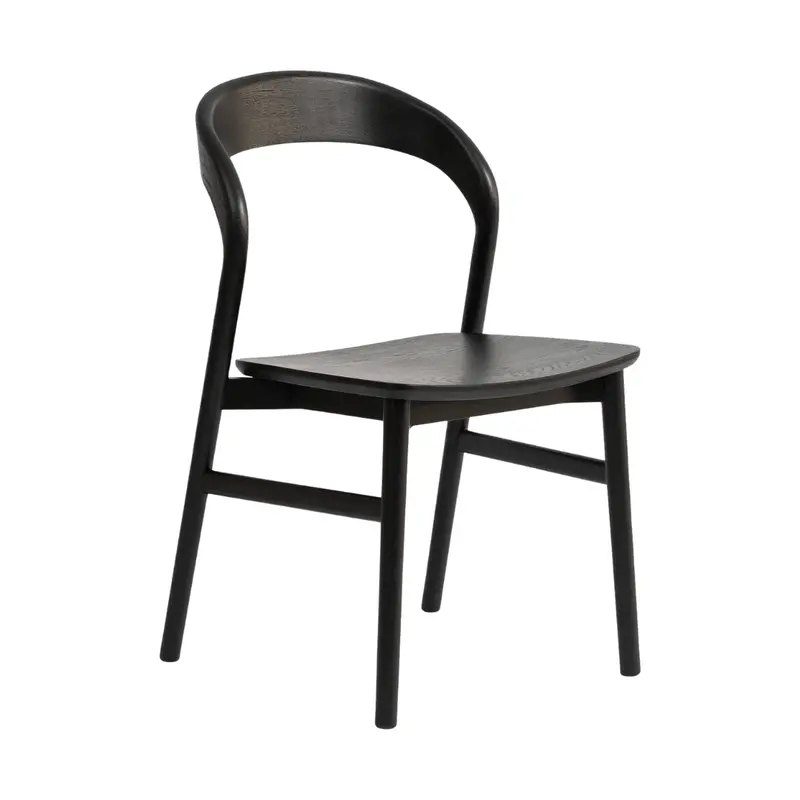 Himett Dining Chair with Black-Stained Oak Frame