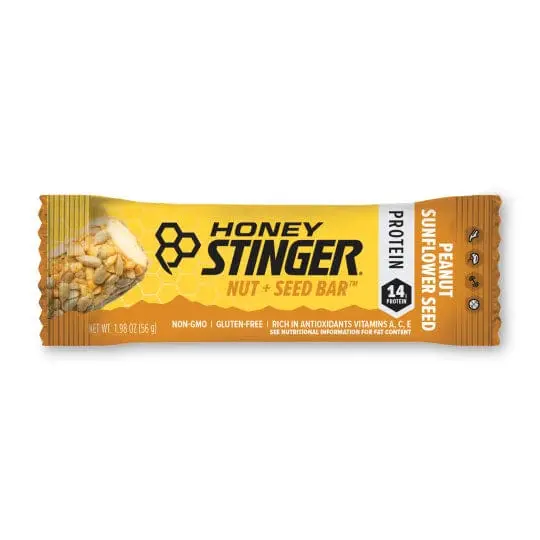 Honey Stinger Nut + Seeds Bar – Peanut & Sunflower Seed Variety