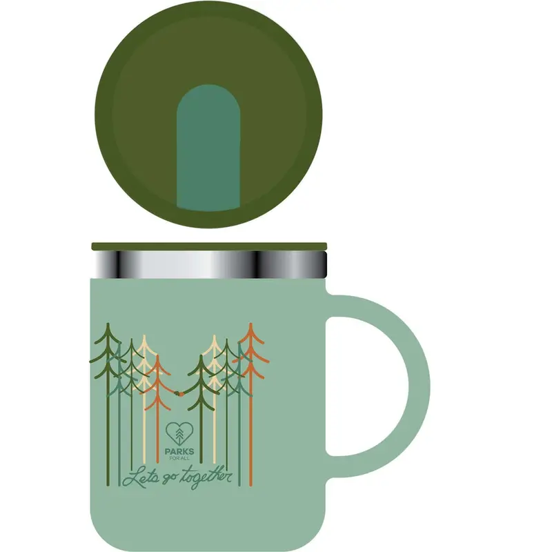 Hydro Flask 12 oz Travel Mug with Handle – Treeline Green