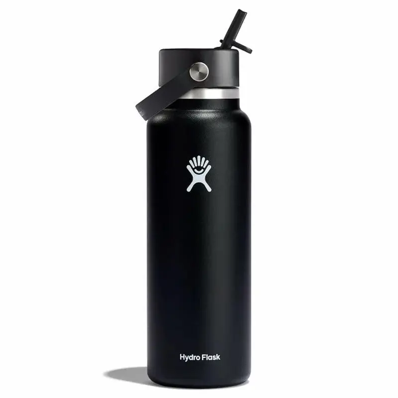 Hydro Flask 40 oz Wide-Mouth Insulated Travel Bottle with Flex Straw Lid