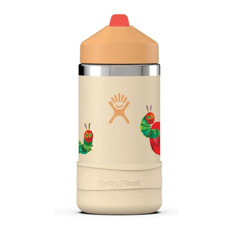 Hydro Flask Kids 12 oz Wide-Mouth Straw Bottle – Hungry Caterpillar Design