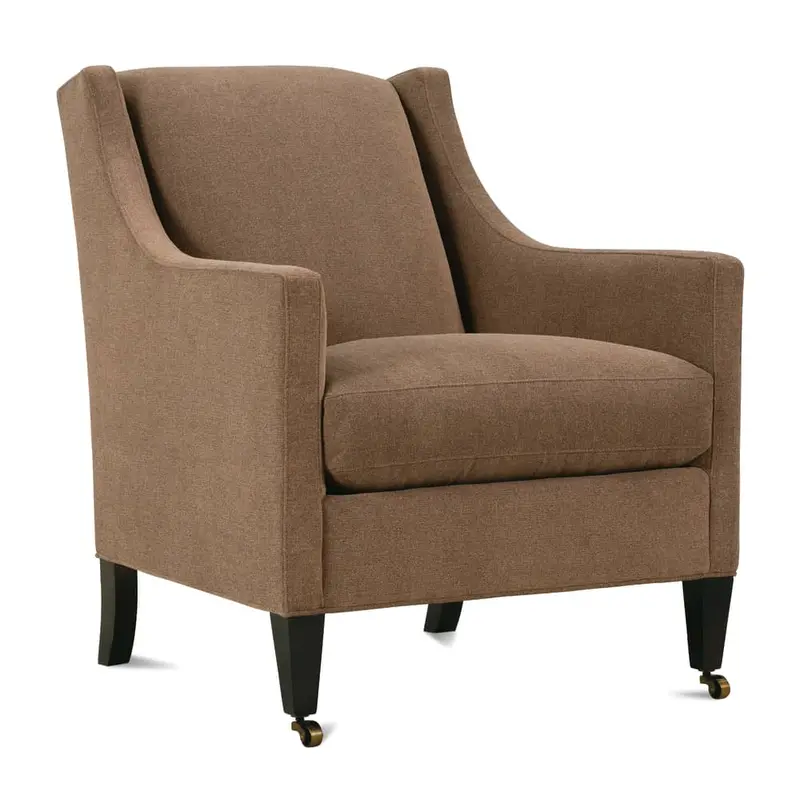 Jessica Classic Wingback Fabric Accent Chair