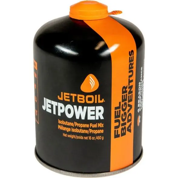 Jetboil JetPower Isobutane Fuel Canister – 450 g