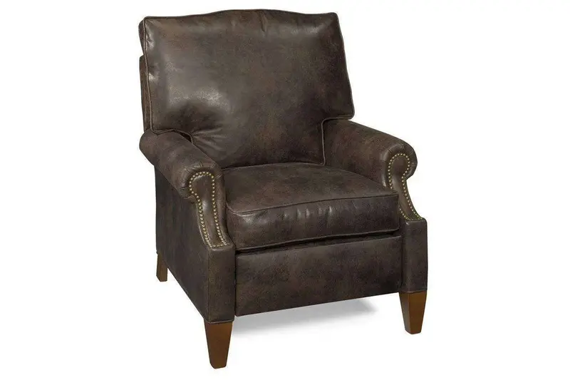 Julius Pillow-Back Leather Recliner – Comfort-Focused Modern Reclining Chair with Soft Support