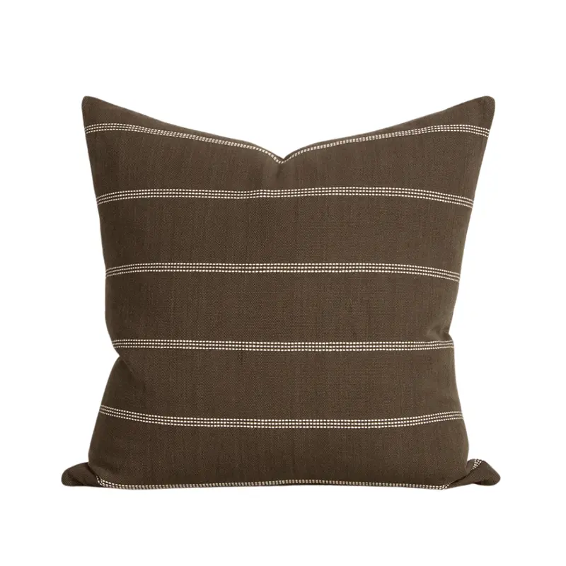 Juno Square Cushion in Thyme Green