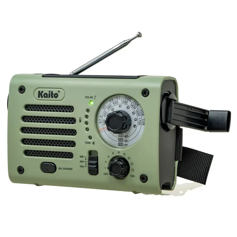 Kaito KA380 Emergency Solar & Crank AM/FM Weather Radio