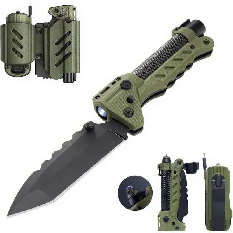 Kaito Voyager Survivor 3-Inch Fixed-Blade Survival Knife