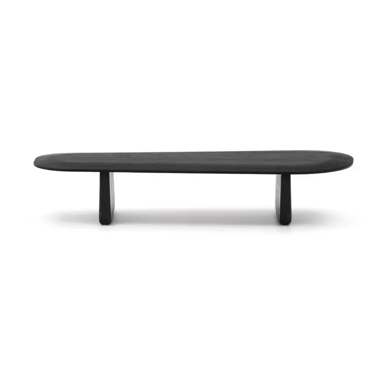 Katana Rectangular Coffee Table with Matte Black Surface