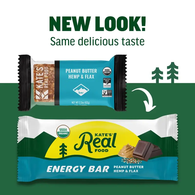 Kate’s Peanut Butter Hemp & Flax Nutrition Bar