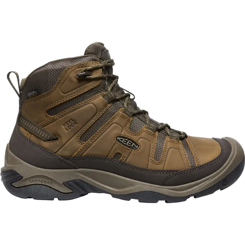 Keen Circadia Mid Waterproof Hiking Boot – Men’s Standard-Fit Trail Boot