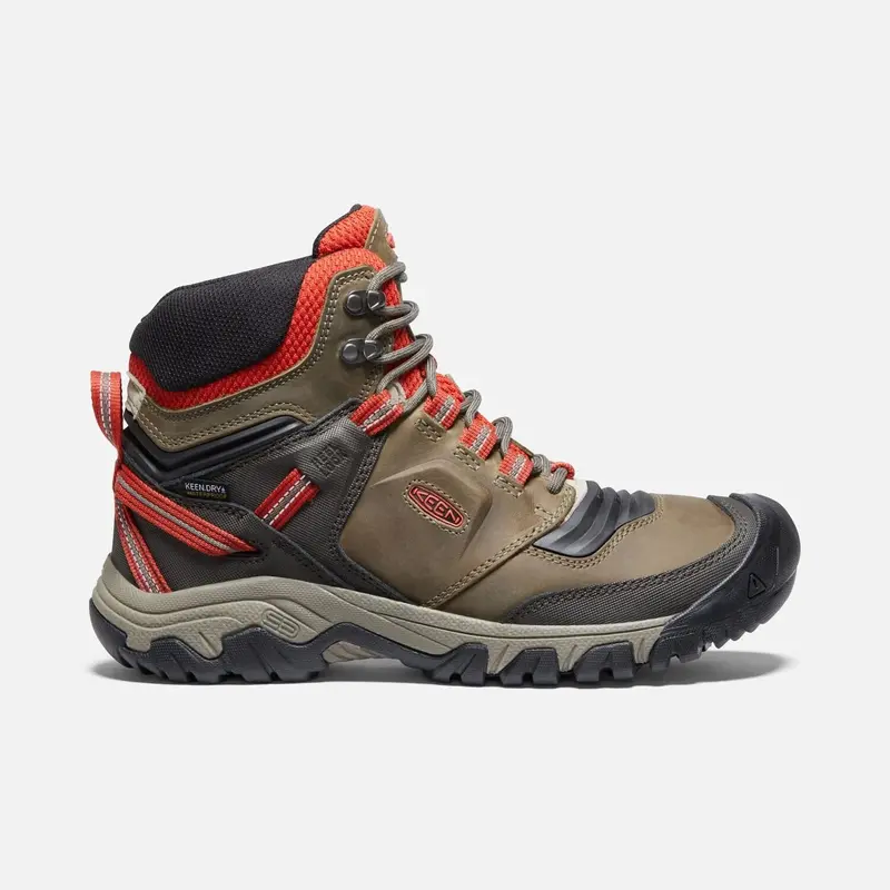 Keen Ridge Flex Mid Waterproof Wide-Fit Hiking Boots – Men’s