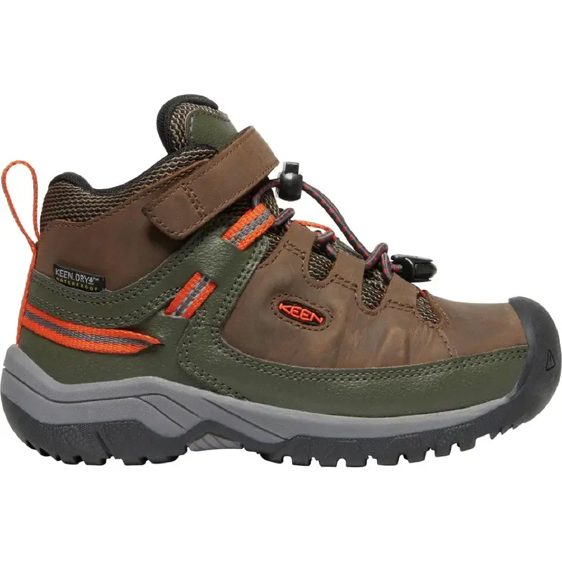 Keen Targhee Mid Waterproof Boot for Little Kids – All-Terrain Hiking Support
