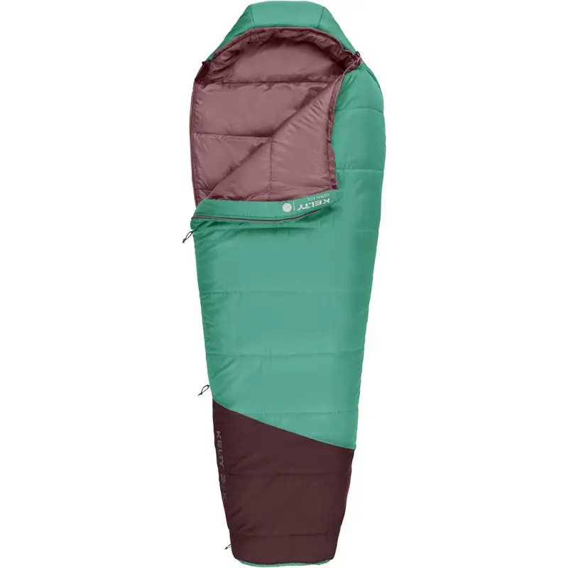 Kelty Mistral Kids’ 20°F Sleeping Bag – Insulated Youth Sleeping Bag