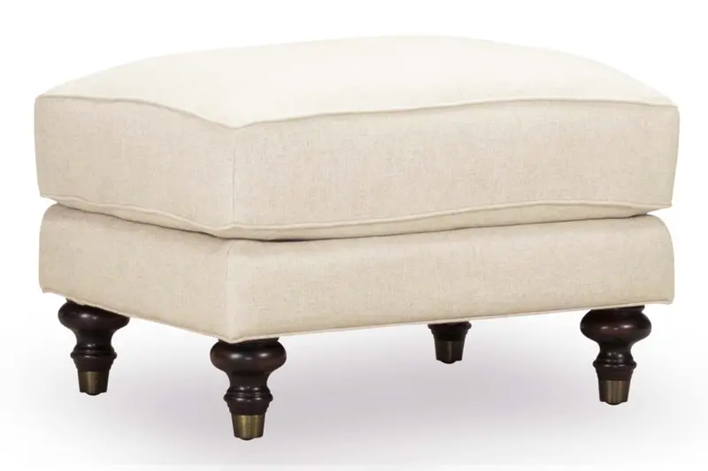 Kerrie Fabric Footstool – Quick-Ship Soft-Tufted Ottoman