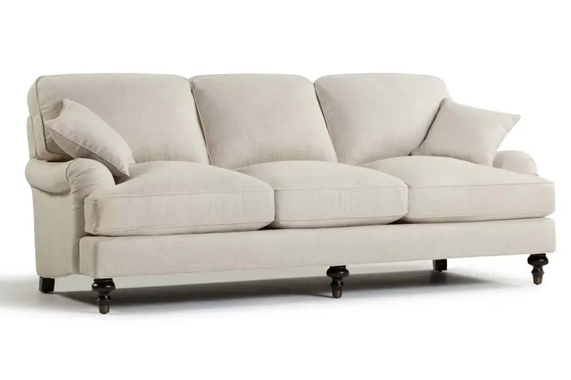 Kerrie Natural 89″ Quick-Ship Fabric Sofa